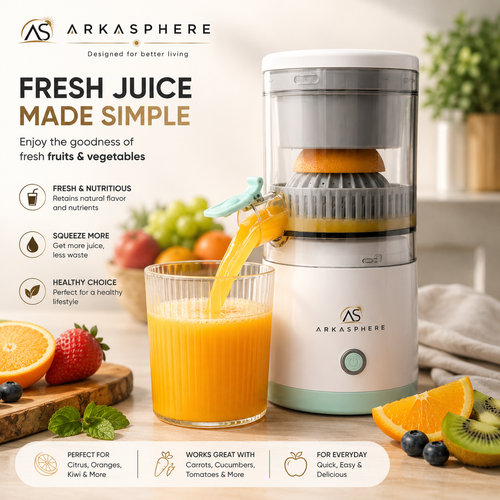 ARKASPHERE™ - Portable Rechargeable Juicer