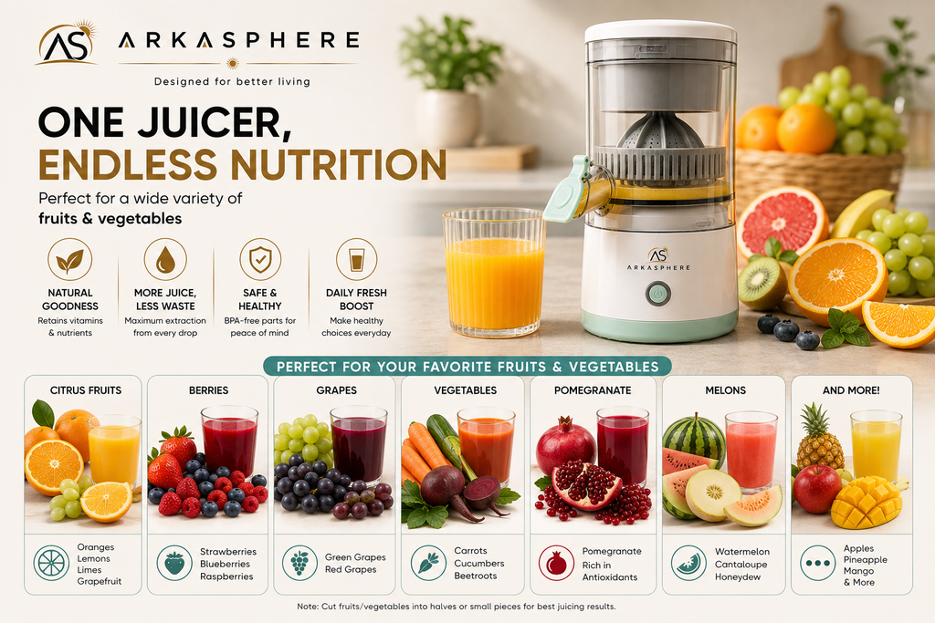 ARKASPHERE™ - Portable Rechargeable Juicer