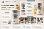 ARKASPHERE™ - Portable Rechargeable Juicer