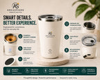 ARKASPHERE - Self Stirring Travel Mug with magnetic stirring and rechargeable power